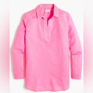 J Crew Factory, Full Sleeve Linen Shirt in XXS size. Practically new! Worn Once